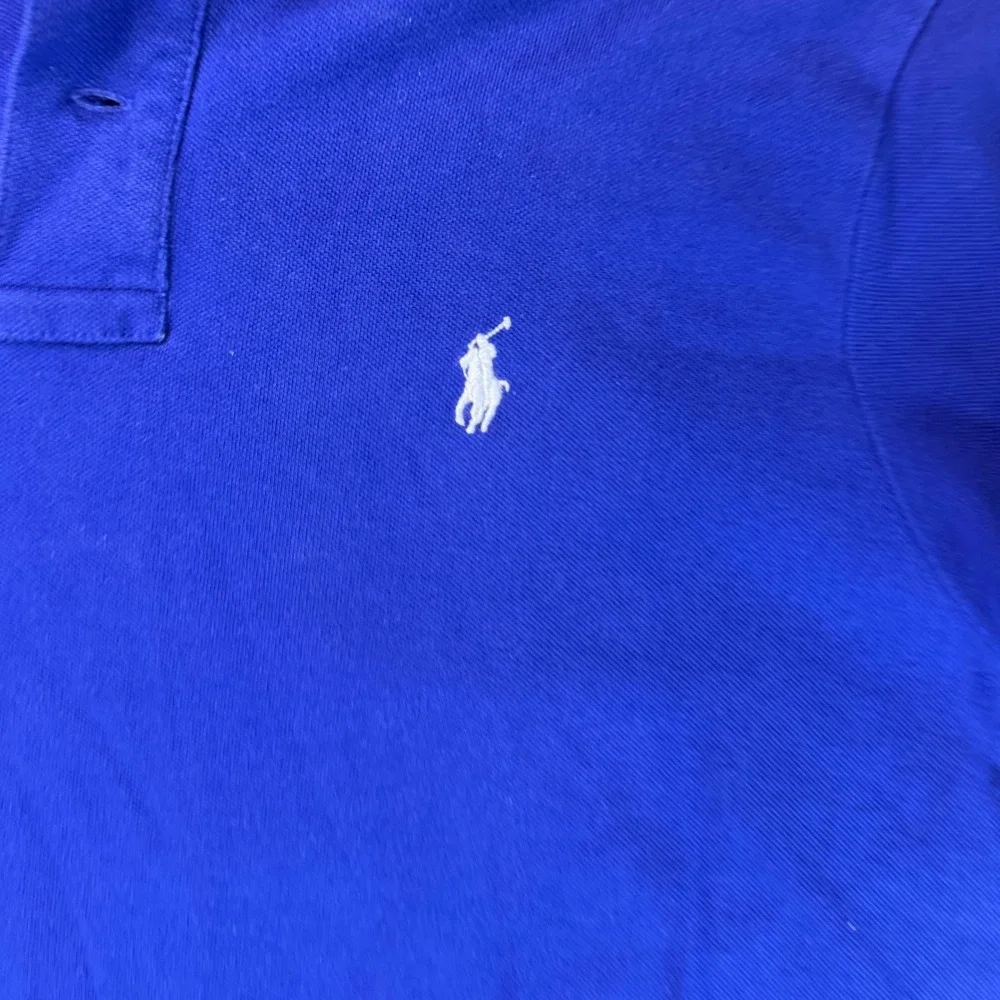 Polo Ralph Lauren Mens XL Classic Fit Royal Blue Short Sleeve Pique Polo Shirt